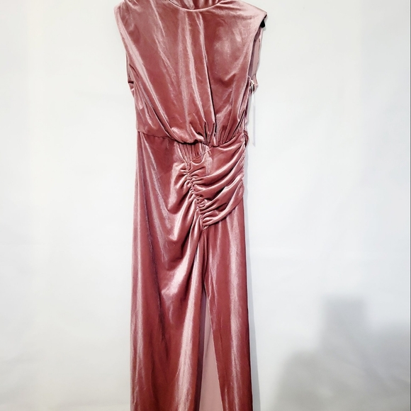 RONNY KOBO Billie High Neck Velvet Maxi Dress sz XLarge - Picture 3 of 4